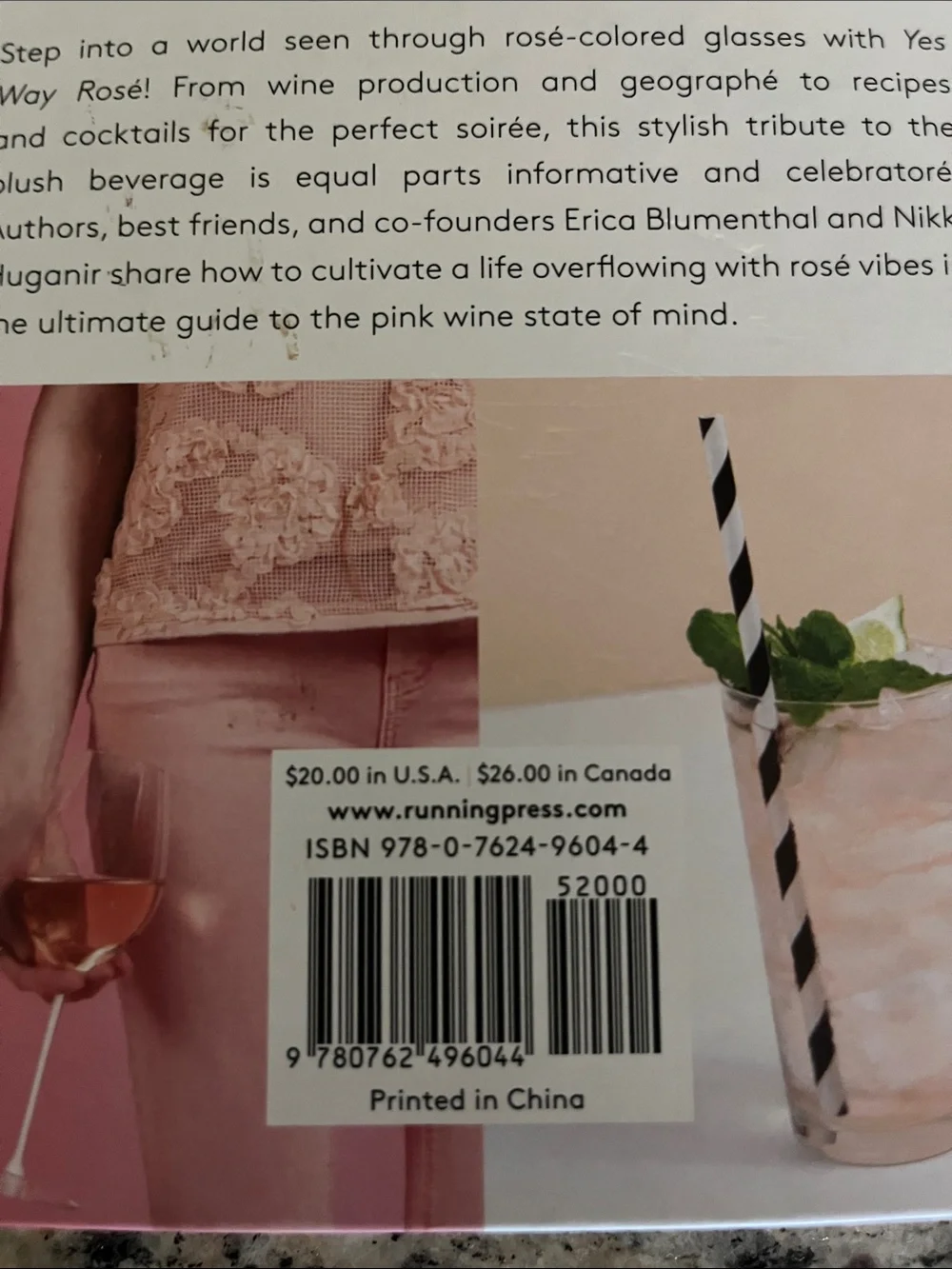 Target Yes Way Rosé Book - Pink and White Cover
